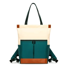 Водонепроницаемый 15,6 рюкзак для ноутбука женская большая вместительность Дамская ручная двойная сумка на плечо женский рюкзак ранец дорожная сумка