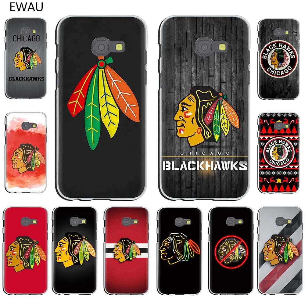 

EWAU Chicago Blackhawks hard Phone Case for Galaxy J7 J6 J5 J3 J2 J1 2015 2016 Prime 2017 EU US Version