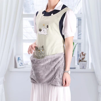 

Cat Holder Carrier Apron Velvet Pet Sleeping Apron Cat Sleeping Beds Bag Shoulder Bag for Cat Kitten Puppy Cozy House