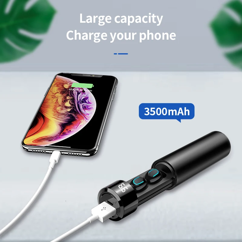 67 3 5 0 Q TWS беспроводной D стерео мини Bluetooth Oortelefoon. С двойным микрофоном Спорт водонепроницаемый авто Сопряжение