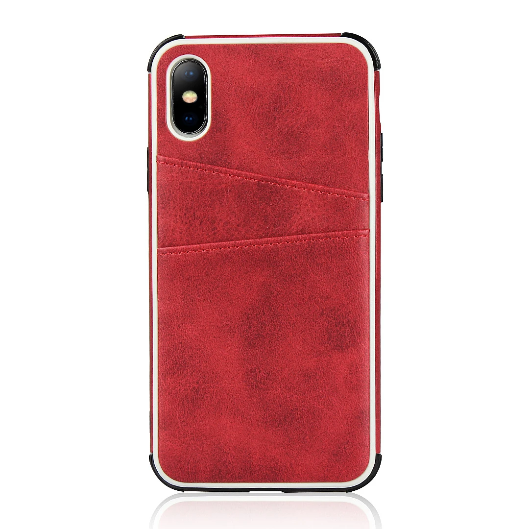 Применение Apple IPhone Xs max защиты оболочка применение Apple IPhone X/xs до середины икры линии кожаный чехол нанесите Iphone6/iPhone 7 Plus/8 ручная чехол - Цвет: gules