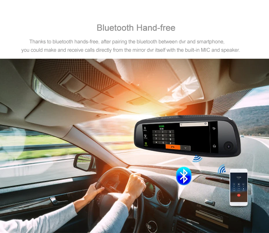 TOPSOURCE 2+ 32GB 3-канальный Автомобильный видеорегистратор ADAS 4G Android зеркало заднего вида FHD 1080P специальный кронштейн Авто DashCam камера для такси Новинка