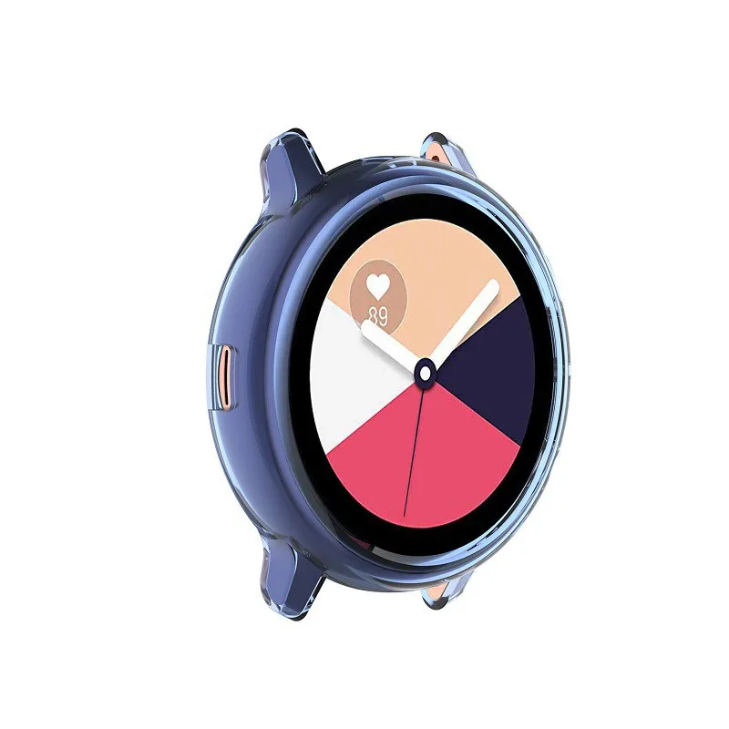 ТПУ защитный чехол для samsung Galaxy Watch Active 2 40 мм/44 мм R830 R820 Смарт-часы мягкий резиновый Чехол