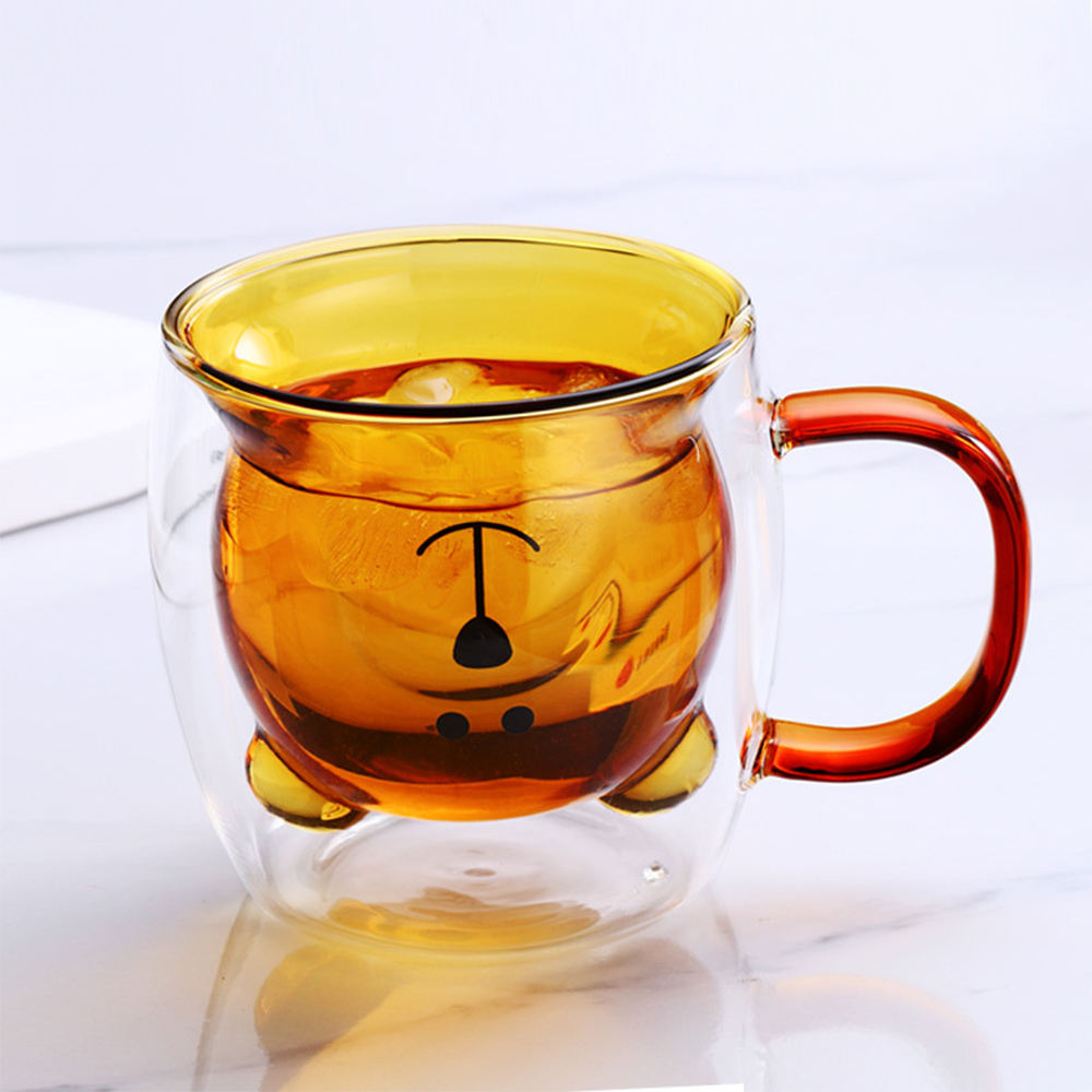 Bear Glass Cup