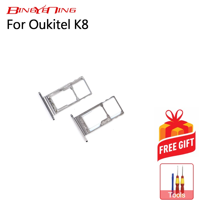 BingYeNing основной для Oukitel K8 Sim держатель для карт лоток со слотом для сим-карты держатель