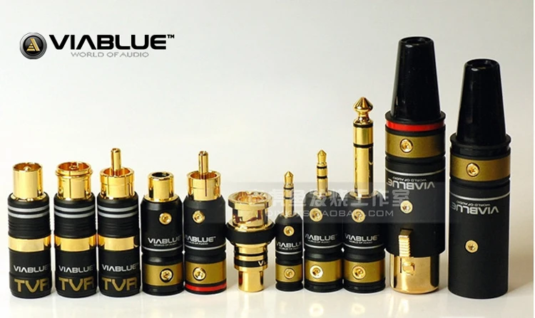 1 шт. Германия VIABLUE BNC в RCA конверсионный штекер цифровой коаксиальный кабель декодер позолоченный конверсионный штекер