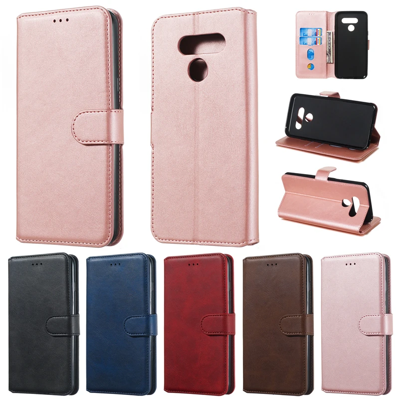 K40 K50 Q60 флип чехол бумажник кожаный для LG Stylo 4 5 V30 V40 V50 G7 G8 ThinQ Аксессуары мобильных