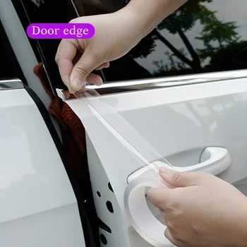 

Car Door Protector Stickers Strip Car Anti-Collision Tape Door Edge Guard Plate for Jaguar XE XF XJ F-Type F-Pace car styling