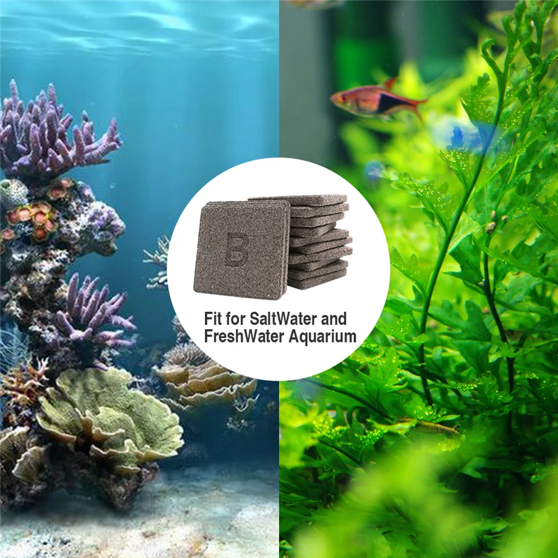 7 12PCS Ceramic Bio Media Nano-Bacteria Brick Energy Filter Bacteria House Filter Material Aquarium Nitrify Bacteria Biocycle