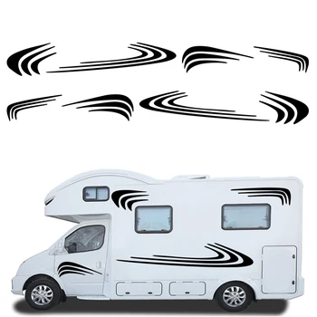 

Motorhome Car Stripes Vinyl Stripes Graphics Stickers Camper Van RV Decals Car Stickers personality cars Stickers