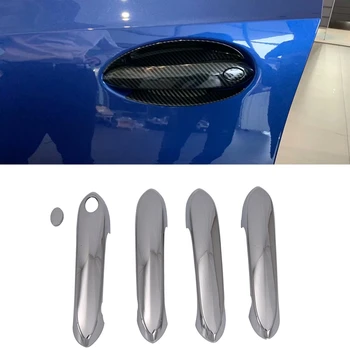 

5Pcs Silver Chrome ABS External Door Handle Cover Trim For-BMW 3 Series G20 G21 G28 2019 2020