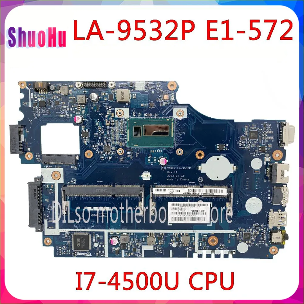 Материнская плата KEFU для ноутбука Acer Aspire LA-9532P E1-572 E1-532 материнская v5E1-532G