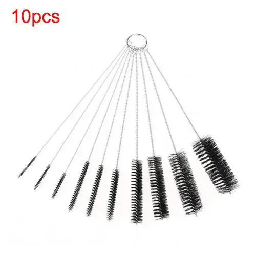 10pcs 10 шт./компл. Кофе машина бутылки пробки соломенная щетка для мытья скруббер инструмент для очистки - Цвет: 10pcs