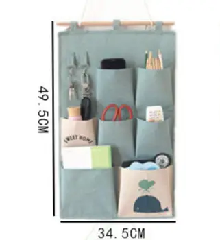 

34.5*49.5CM Seven pockets Wallhang storage bags Door Hanging Storage Bag