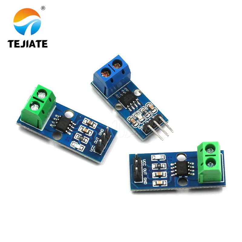 1 шт. acs712 Датчик тока Холла чип ACS712ELCTR 20A 30A ACS712 5A модуль обнаружения PCB kit ali