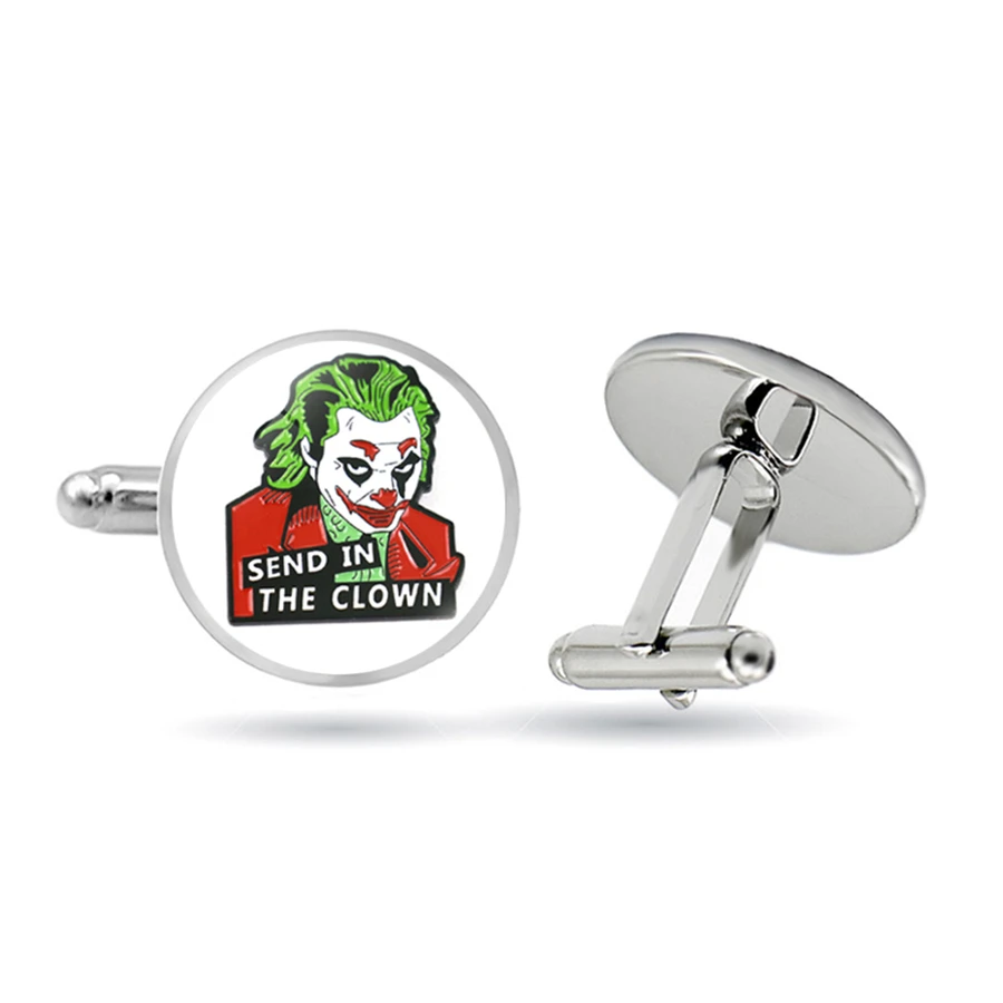 Фильм ужасов Стивен Кинг это запонки Джокер клоун Pennywise фигура Хэллоуин косплей