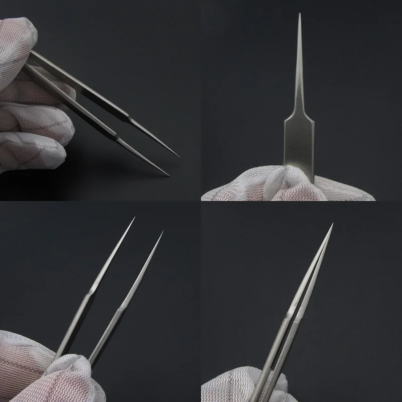 

Stainless Steel Lengthened Tweezers Anti-static Precision Pointed Tweezers Phone Repair Hand Tool