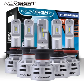 

NOVSIGHT Turbo H7 Led H4 LED Headlight Bulbs Lampada 9005 HB3 9006 HB4 H8 H9 H11 Auto Car Light Headlamp Diode Fog Lamp Nebbia