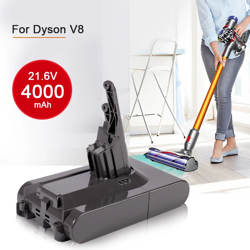 

21.6V 4000mAh Battery For Dyson V8 Li-ion Battery Absolute /Fluffy/Animal/ Li-ion Vacuum Cleaner rechargeable Battery US inStock