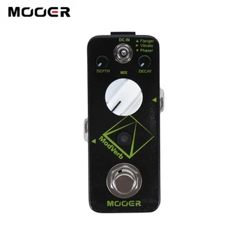 

Mooer ModVerb Reverb Mini Guitar Effect Pedal 3 Modulation Effects Pedal True Bypass Full Metal Shell Guitar Parts & Accessories