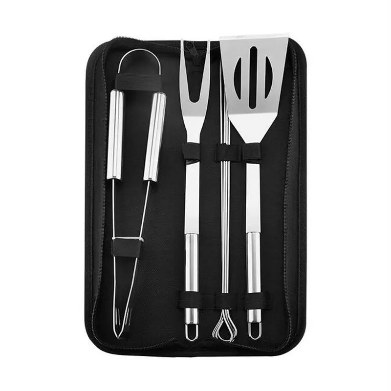 

7Pcs Stainless Steel BBQ Tools Set Barbecue Grilling Utensil Accessories Camping Outdoor Cooking Tools Kit BBQ Utensils