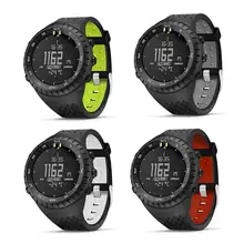 Tow-tone силиконовые спортивные часы ремешок на запястье ремешок для Outdoor core Спорт на открытом воздухе Ремешки для наручных часов аксессуары с защитным чехлом