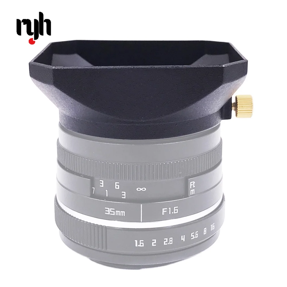 Бленда объектива квадратной формы 37 39 40 5 43 46 49 52 55 58 мм для камеры Fuji Nikon Leica Canon Sony
