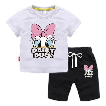 

Kids Clothes Set Baby Boys Children Clothing Set Summer Cotton Sport Suit Duck Print T-shirt + Shorts Pants 2PCS Outfits 1-8T