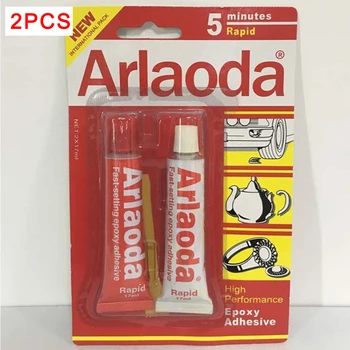 

Araldite 2pcs/set 5/90 Minutes Adhesive AB Epoxy Stationery Waterproof Metal AB Glue Ceramics Glues Liquid