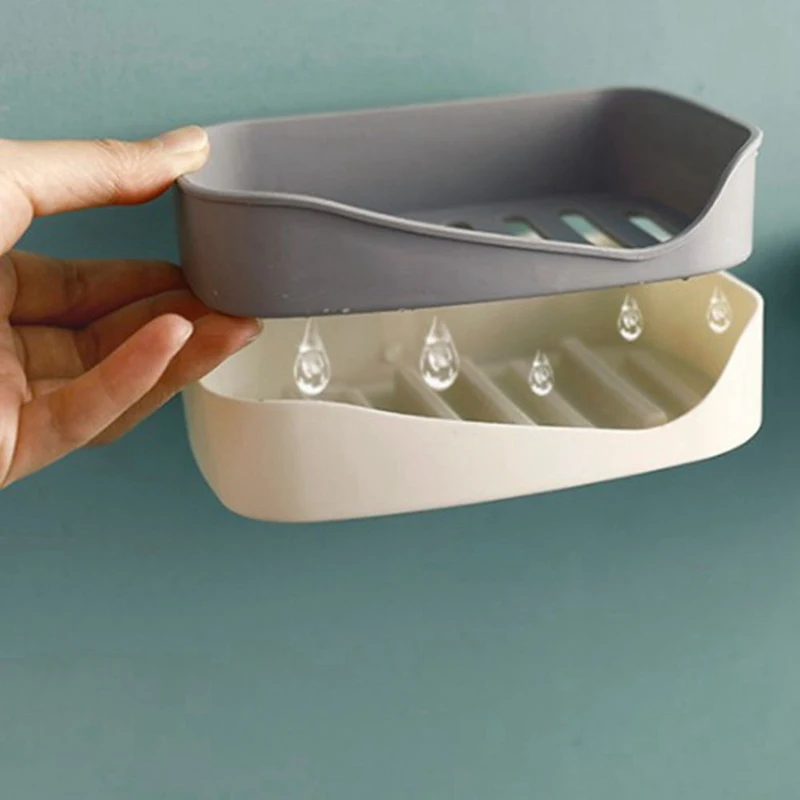 Пластиковые настенные крепления мыльница сильная всасывающая щетка для чистки чашек лоток для губки держатель мыльница для ванной