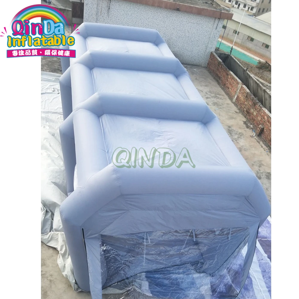 Giant Car Tent With Flitters Mobile Small Used Inflatable Car Spray Paint Booth For Sale 4
