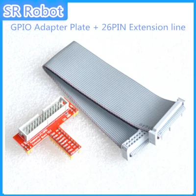 Raspberry PI GPIO люкс (пластина переходника + 26PIN удлинитель)|Детали и аксессуары| |