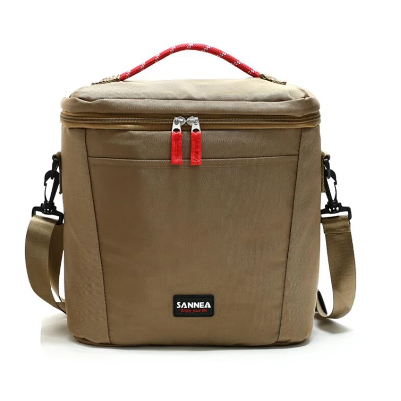 11L insulated thermal cooler lunch box bag for work picnic car ice pack
