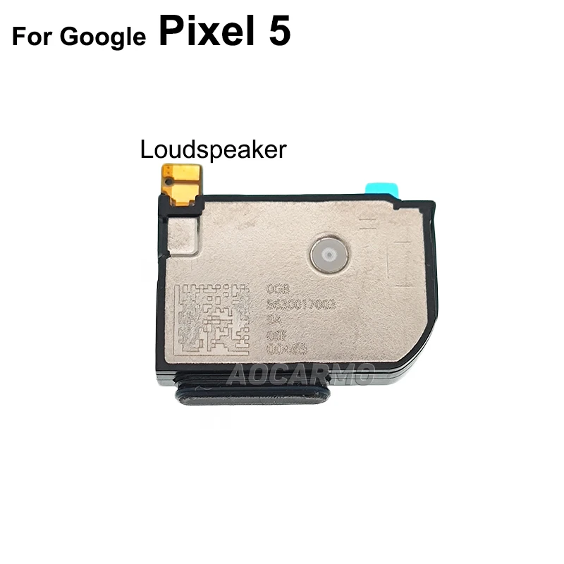 Aocarmo For Google Pixel 5 Top Earpiece Ear Speaker Bottom Loudspeaker Buzzer Ringer Flex Cable Replacement Parts