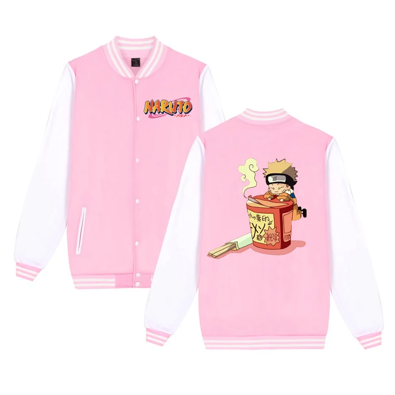 Naruto Boys Jackets Toddler Girl Winter Clothes Fashion Anime Print Kid Autumn Kawaii Baseball Jackets Outwear Full Coat Unisex - Цвет: 916-bj-11-1-15