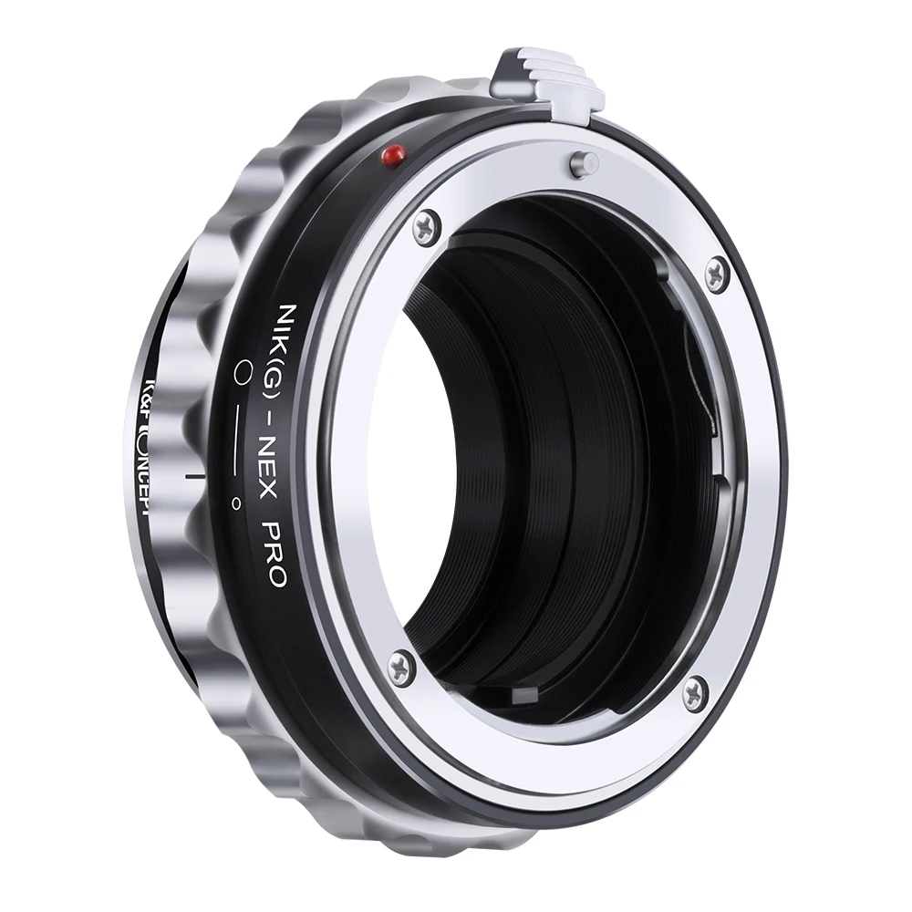 Lens Mount Adapter Ring,Professional Manual Control Lens Adapter,Lens Mount Adapter for Nikon F//AI//AIS//G Lens,for Sony NEX Mirrorless Camera.