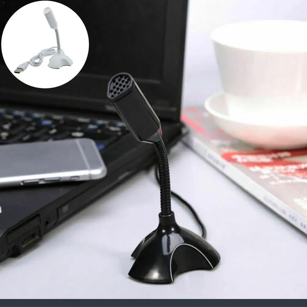 

Universal USB Mini Desktop Speech Microphone Mic Stand Mini Holder With Notebook Studio For PC Laptop Adjustable Speech G2D2