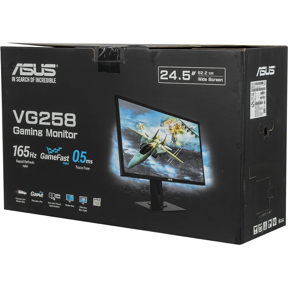 Монитор Asus 24.5" VG258QR TN 1920x1080 165Hz FreeSync 400cd/m2 16:9