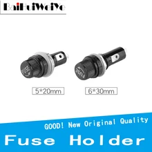 10 tamanhos de fusíveis de vidro para automóvel, suporte para fusíveis de carro, cano de seguro, suporte para fusível de montagem em painel hcr 5*20 6*30mm