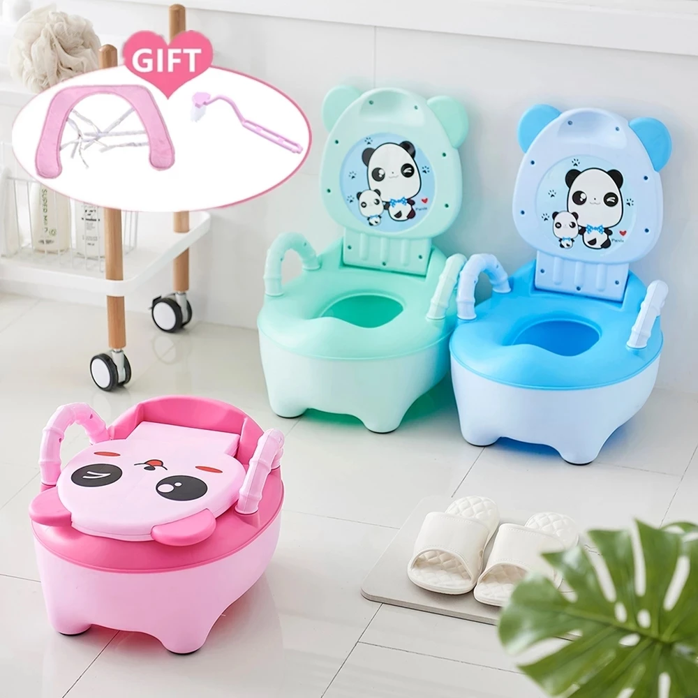 Orinal de plástico suave para bebé, orinal infantil de entrenamiento, asiento de entrenamiento, silla de inodoro