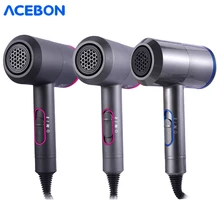 Профессиональный салонный фен для волос 2 в 1 горячая и холодная воздушная щетка Фены для волос отрицательная ионная фен для волос сильный ветер горячий Фен США/ЕС