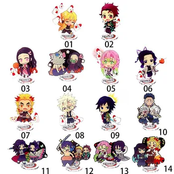 

Action Figure Anime Demon Slayer Kimetsu no Yaiba Kamado Tanjirou Nezuko Acylic Character Stand Model Figure Toys