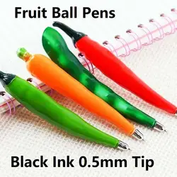 Bolígrafo con imán Kawaii para niños y estudiantes, bolígrafos de plástico con forma de fruta, material de papelería escolar, regalo novedoso