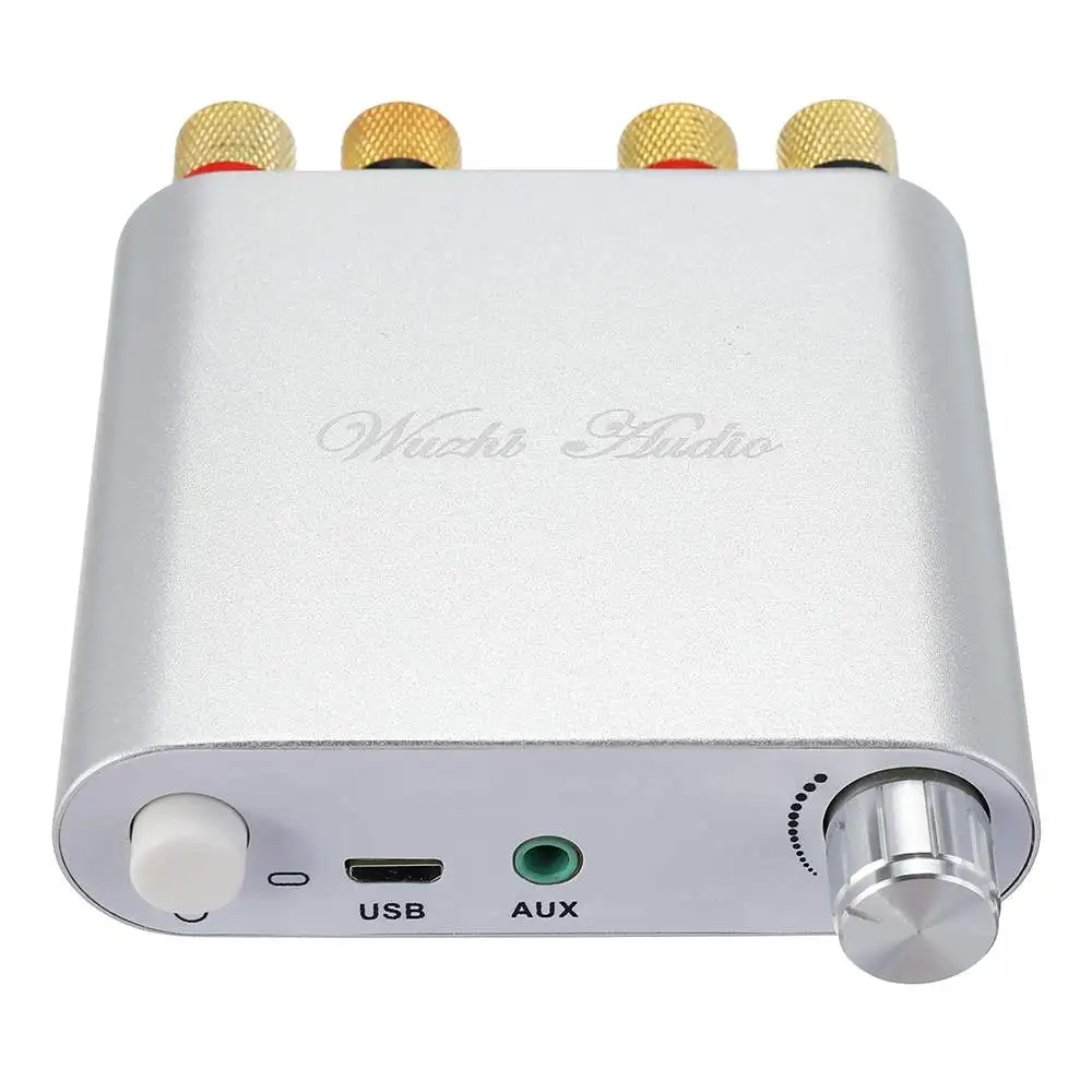 bluetooth 5 0 Wireless HiFi Stereo Audio Power Amplifier TPA116 100W 100W Amplificador Support USB 3 5mm Aux Amp