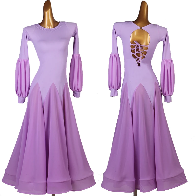 purple ballroom gowns