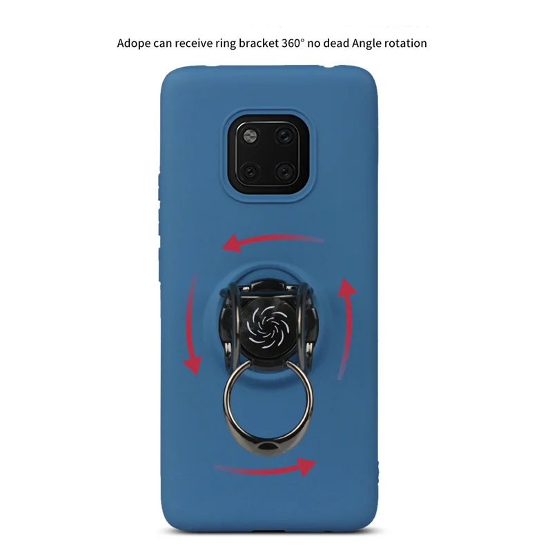 Декомпрессионный гироскоп чехол для huawei mate 20 P30 Pro mate 30 мягкий силиконовый невидимый кольцевой кронштейн чехол