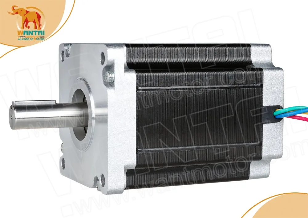 Нет тарифа для ЕС! ЧПУ Wantai Nema34 шаговый двигатель 85BYGH450C-060B 1700oz-in 151 мм 6A ключевой Вал CE ROHS ISO фрезерный станок