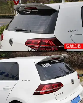 

For VW Golf 7 mk7 mk7.5Spoiler ABS Material Car Rear Wing Primer Color VW Golf Rear Spoiler