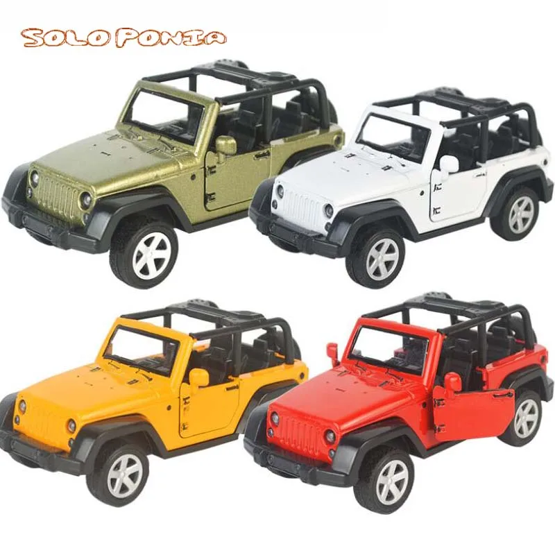 Jeep Wrangler 132 Alloy Car Metal Diecast Classical Street Jeep Model Toy Collection For