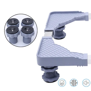 

New Universal Adjustable Base Bracket for Refrigerator Washing Machine Mount Refrigerator Fridge Floor Stand Holder Movable Cart